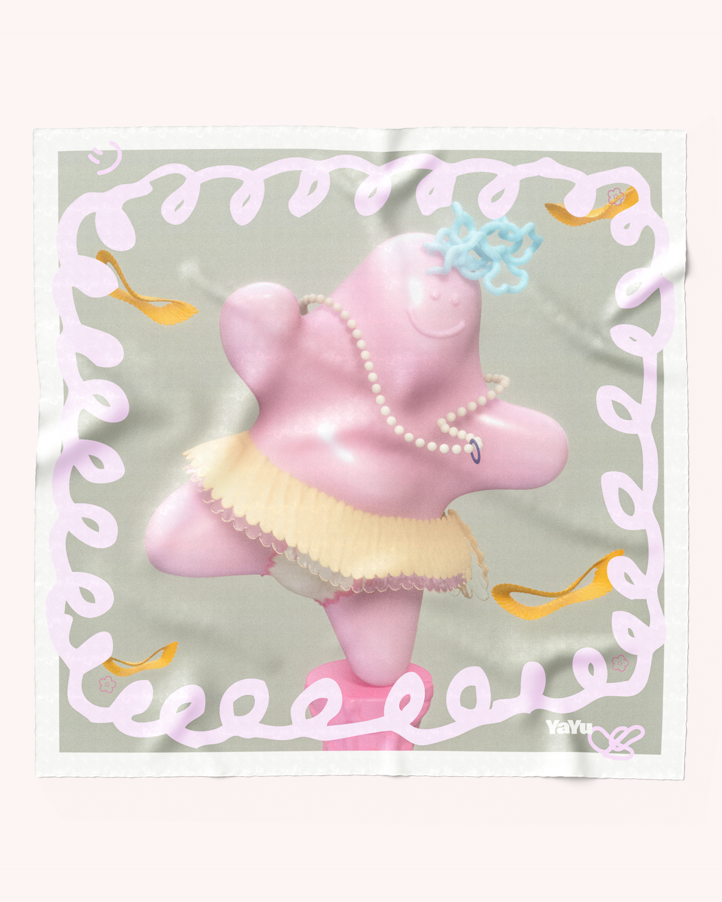 Silk Scarf "Dance"