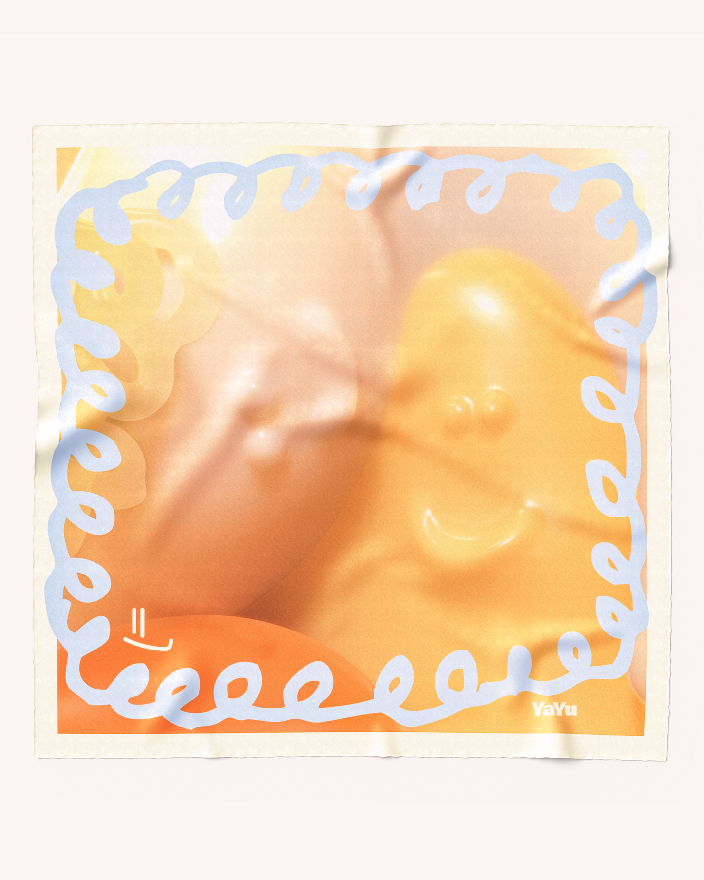 Silk Scarf "Hug"
