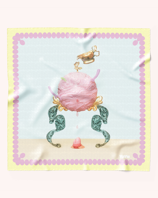 Silk Scarf "Birth"