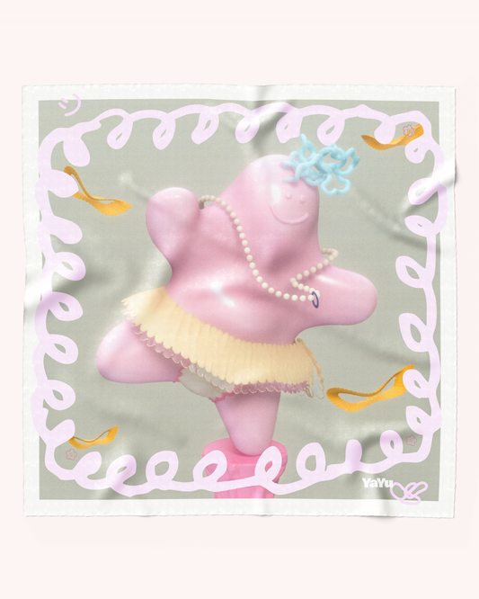 Silk Scarf "Dance"